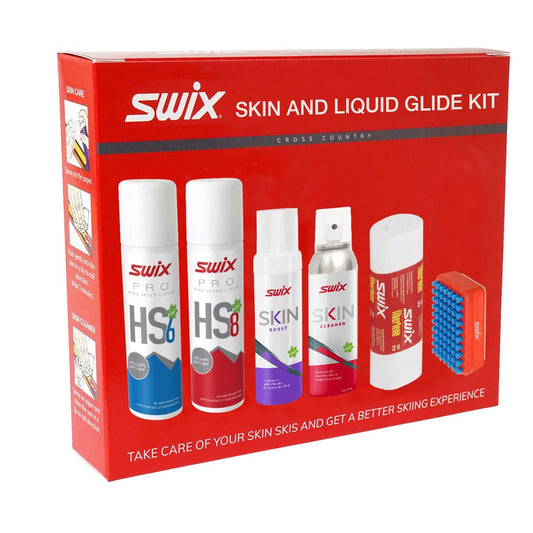 Swix skin kit & liquid glide karvapohjasuksien huoltosetti